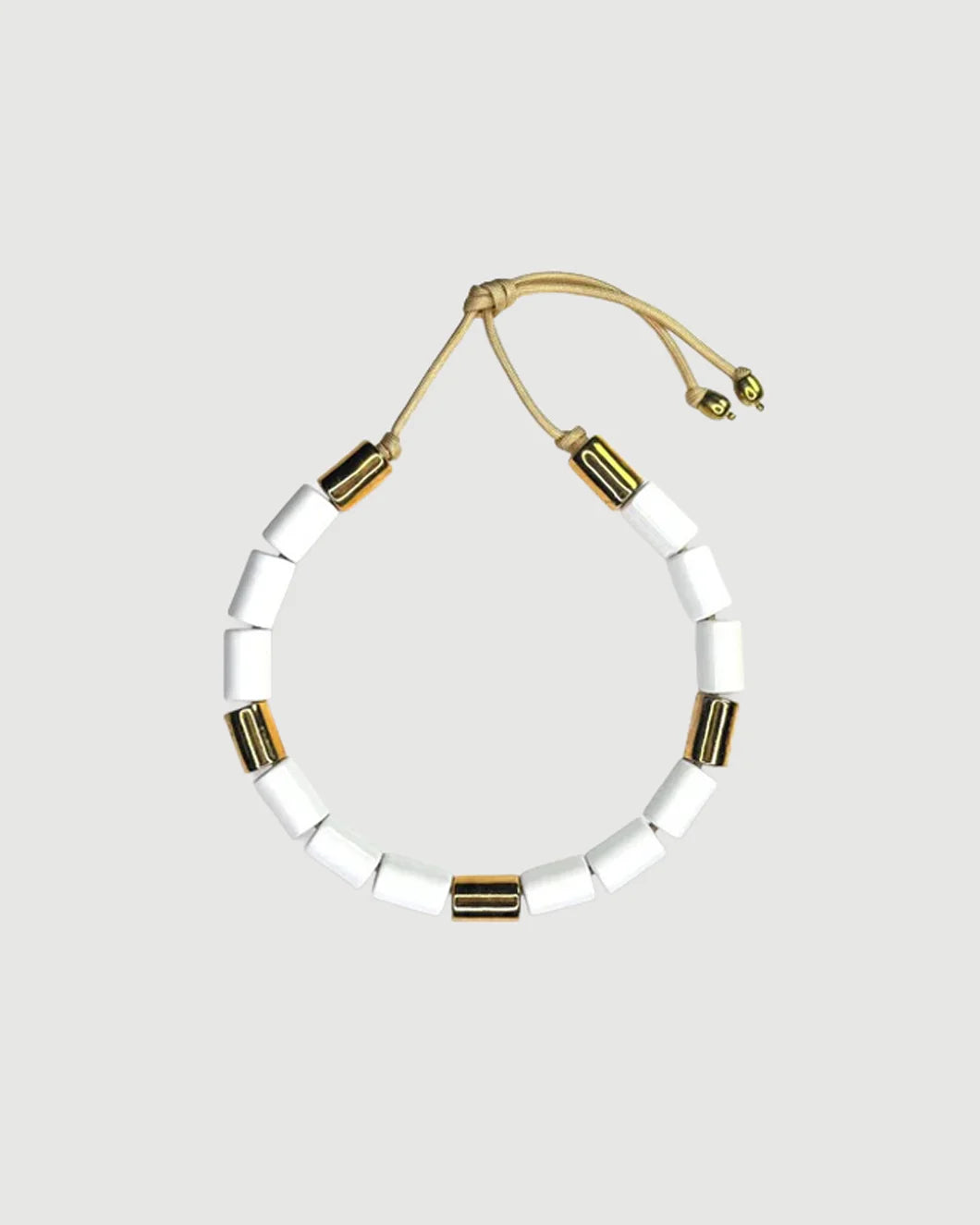 HER NEW TRIBE Blank & Karat Candy Bead Five Necklace isolated