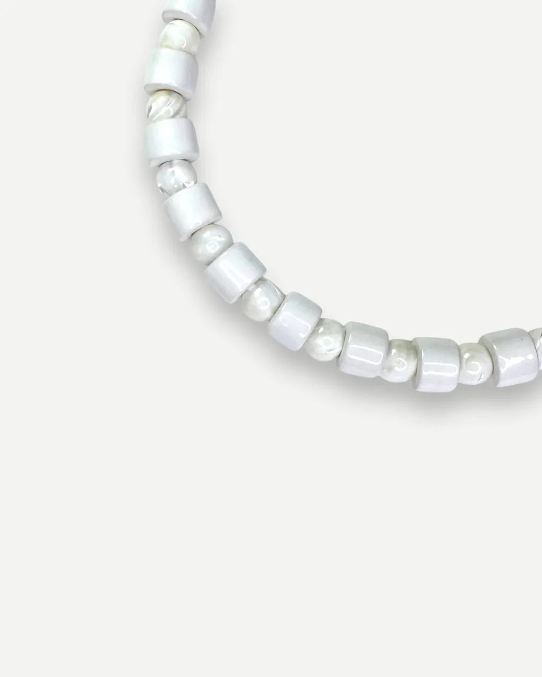 HER NEW TRIBE blank and mother of pearl sundry bead two detail