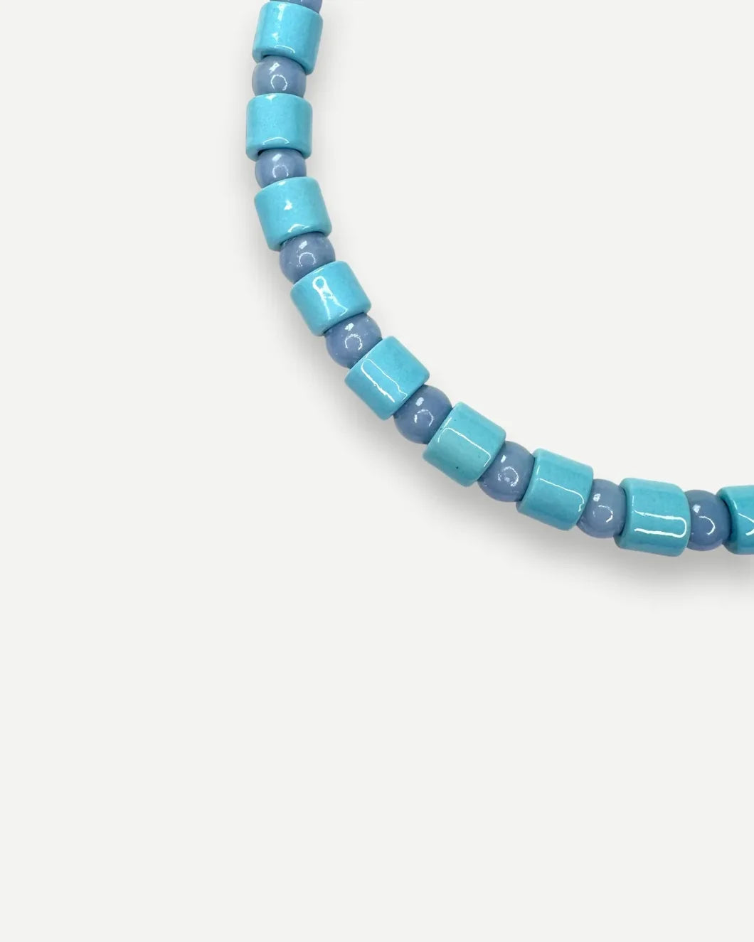 HER NEW TRIBE pool and blue lace agate sundry bead one detail