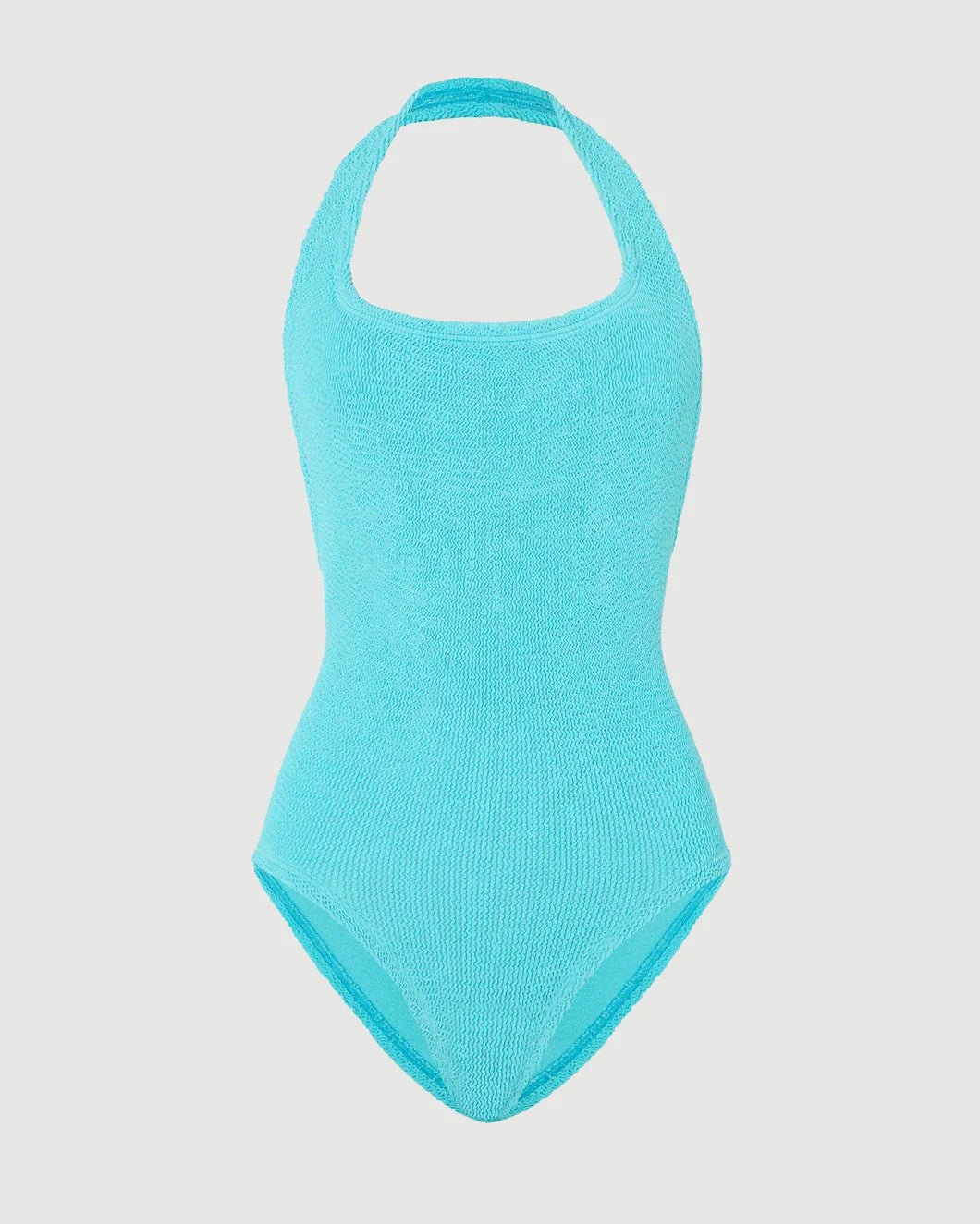 HUNZA G Sandy SwimSuit Aqua isolated