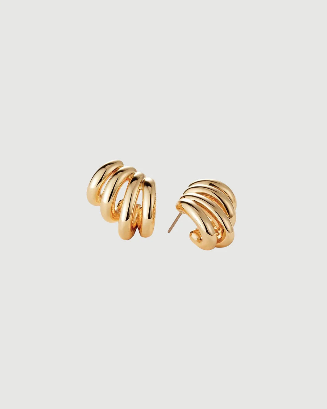 JENNY BIRD Monroe earings gold isolated