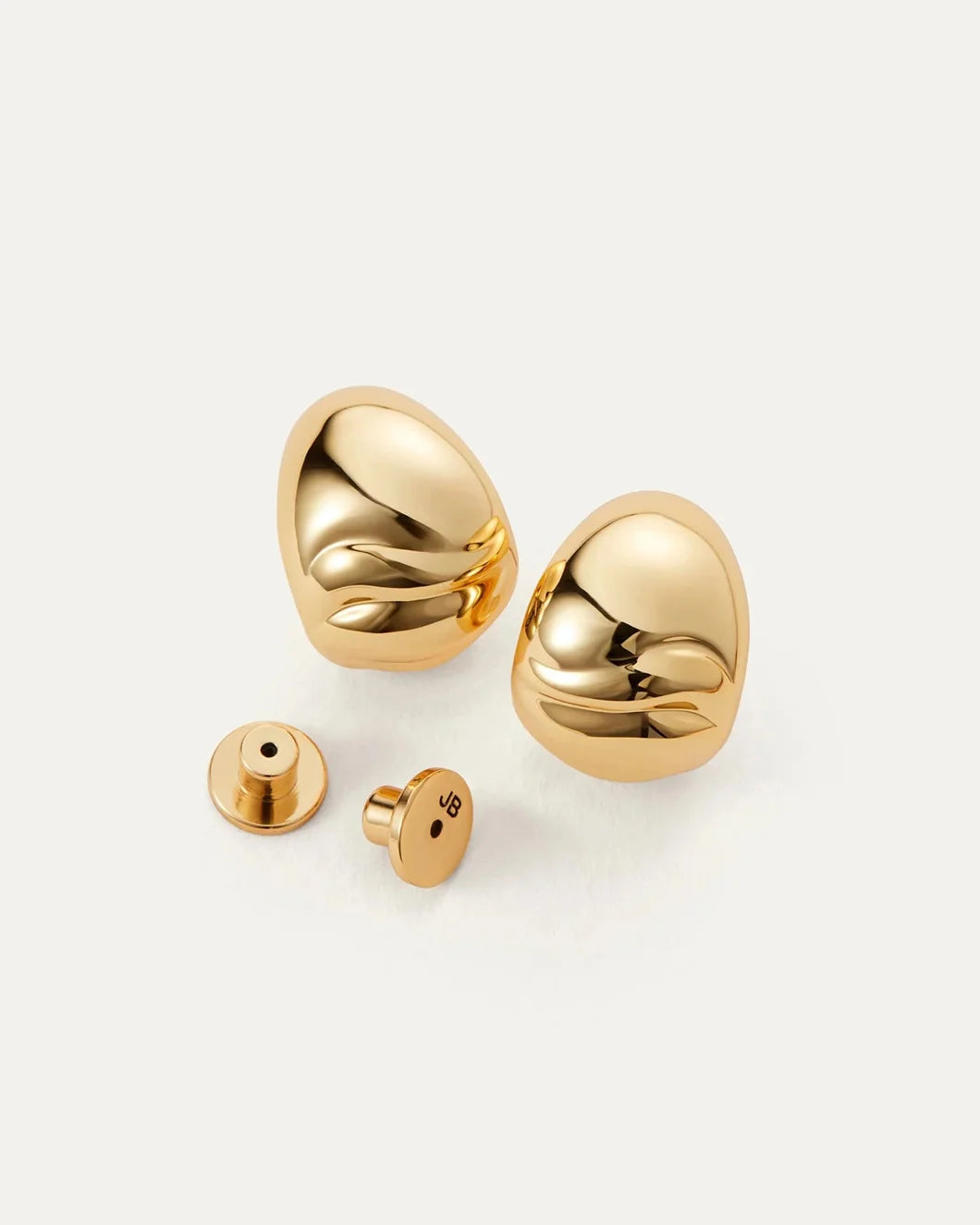 JENNY BIRD nelle hoop earings gold front