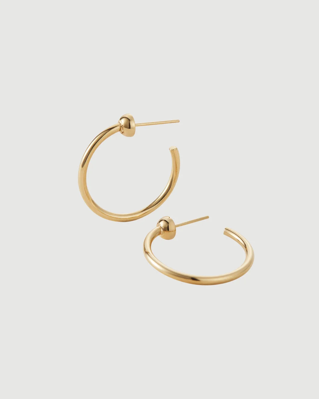 JENNY BIRD mini icon hoops gold isolated