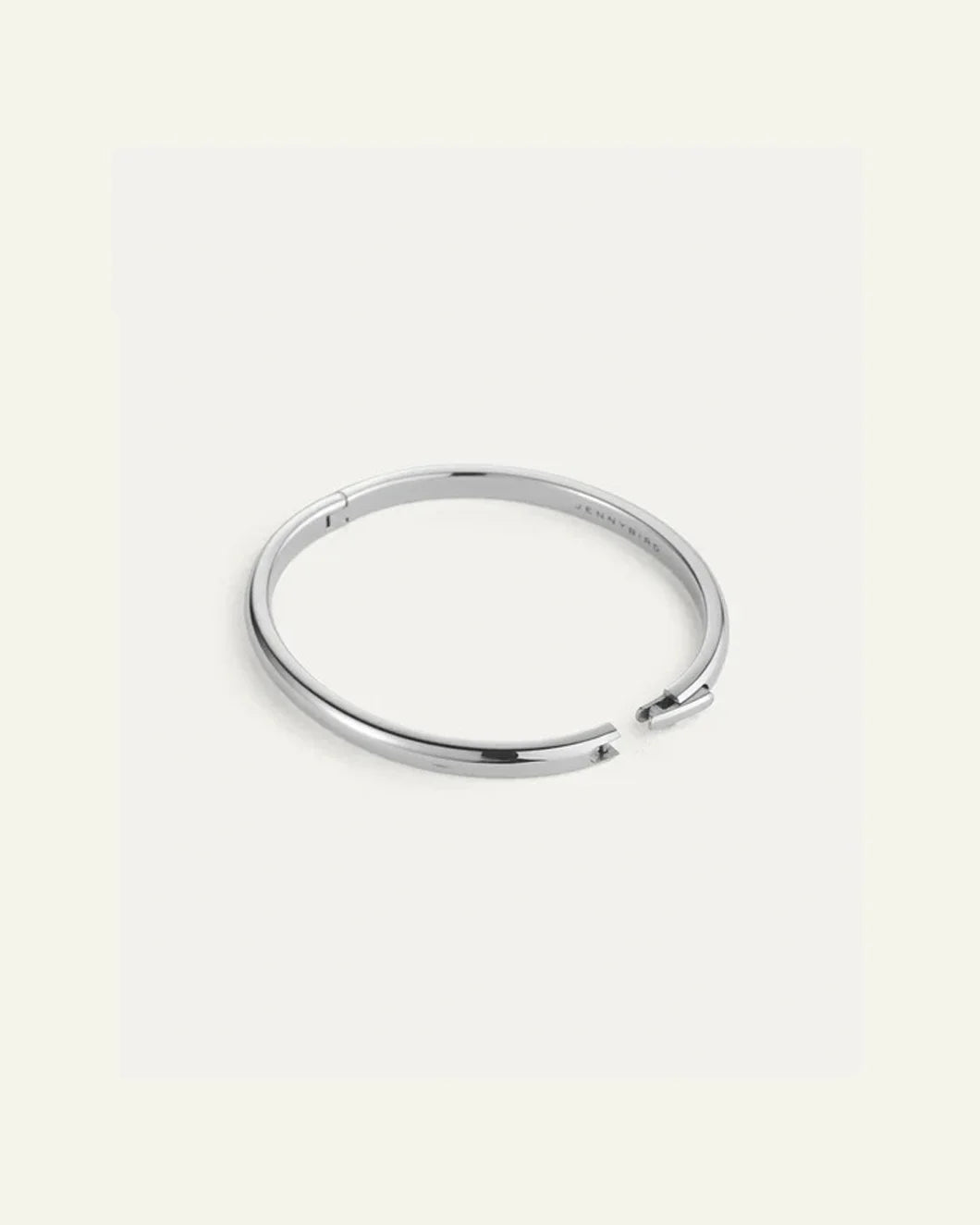JENNY BIRD remi bangle silver front detail