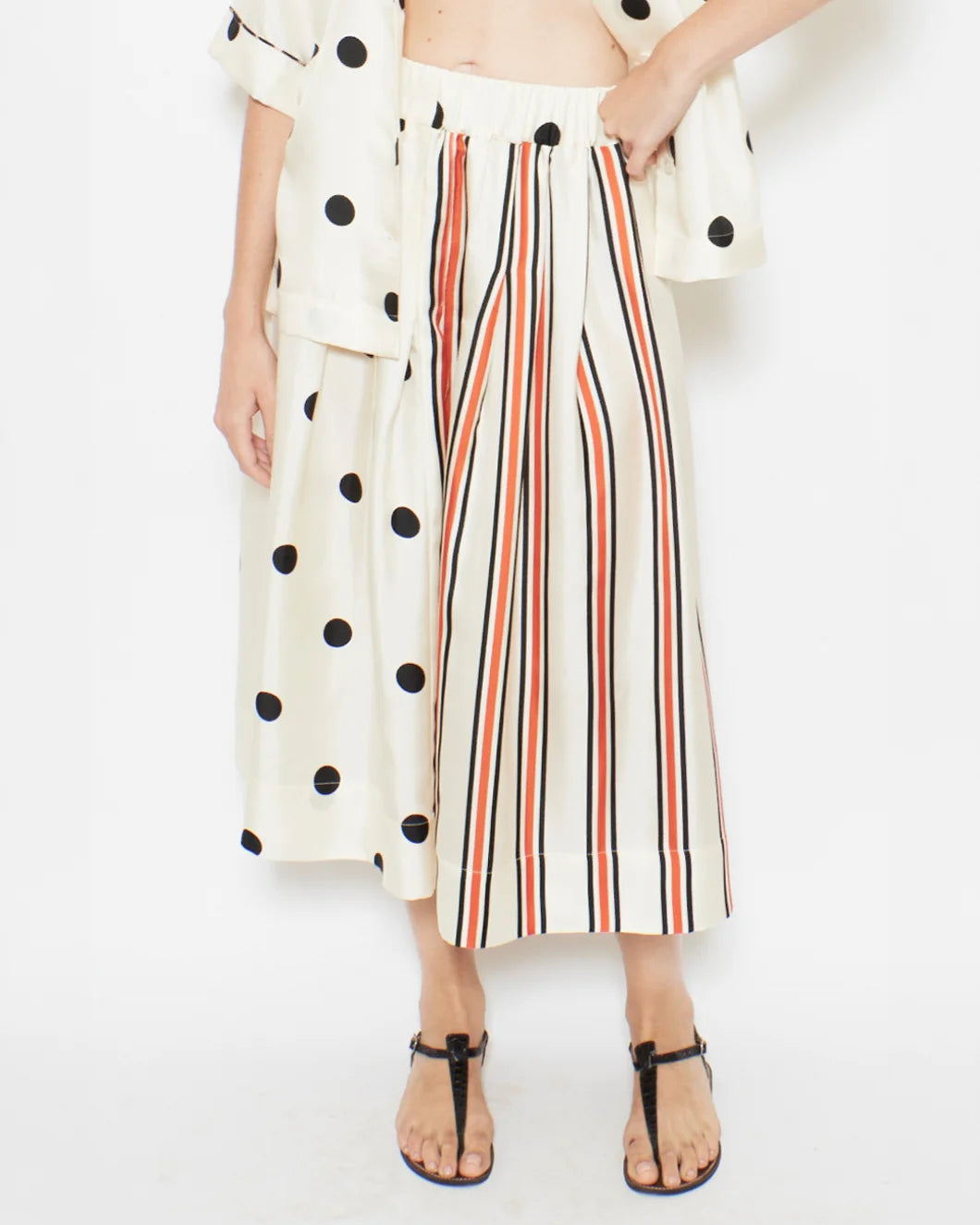 LA PRESTIC OUISTON Venise pants on figure front