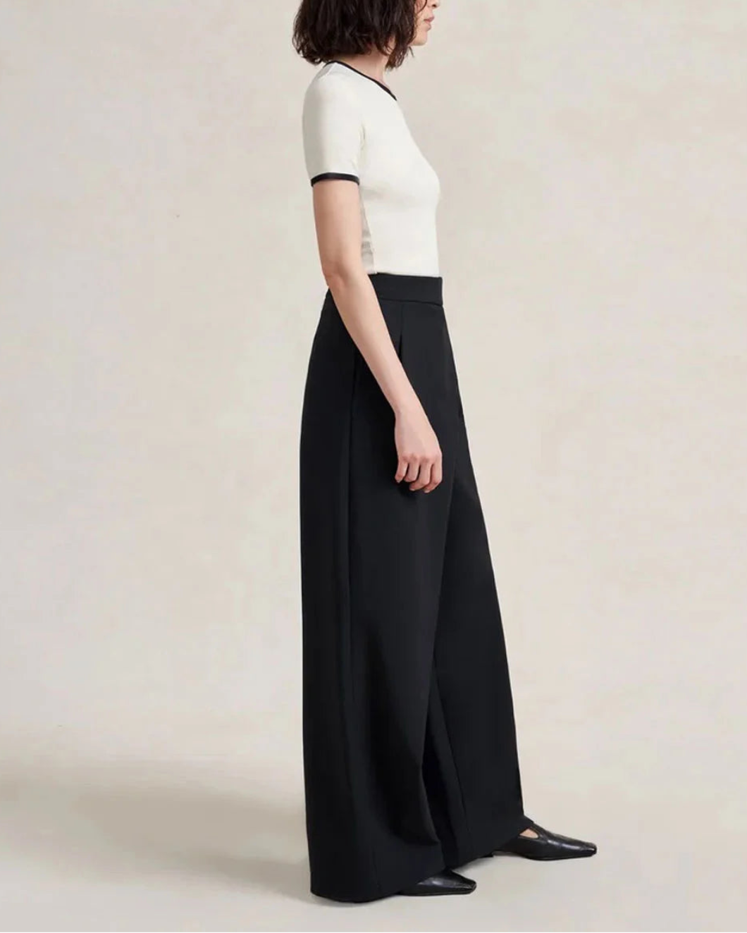 LA LIGNE leonard trouser on figure side 