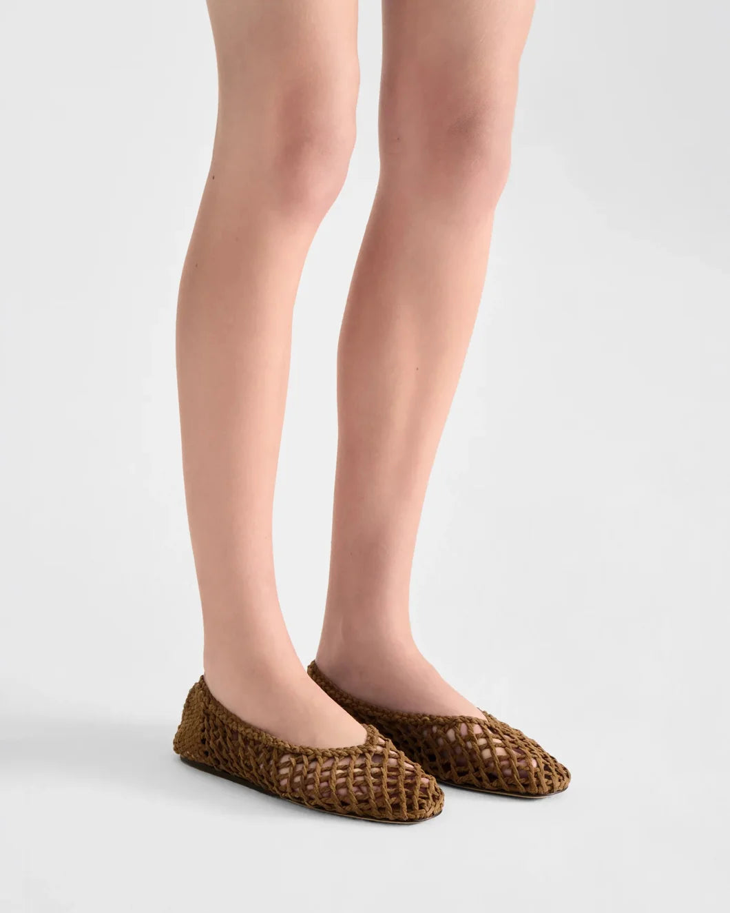 LE MONDE BERYL Regency Knotted Ballet Flats on figure side
