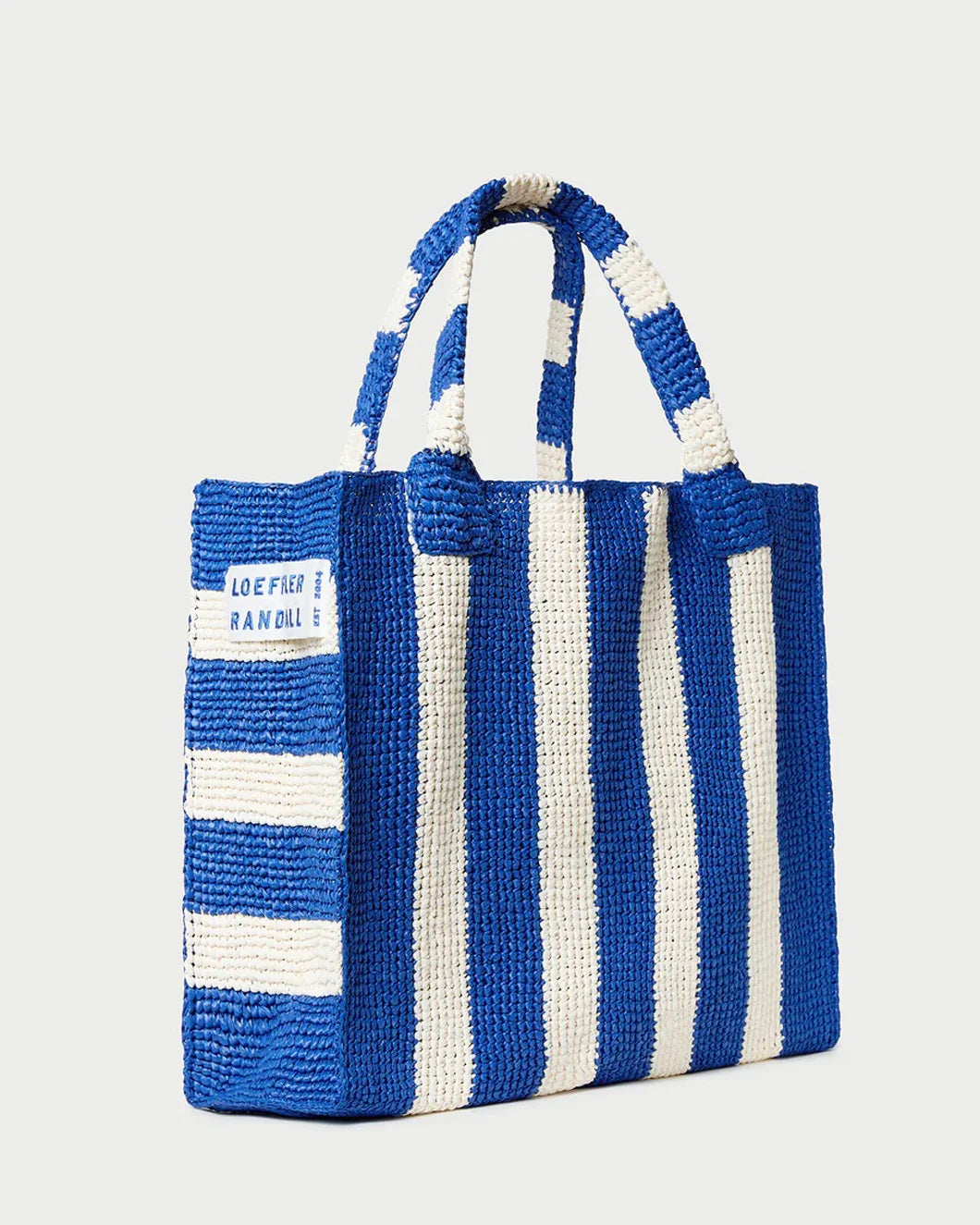LOEFFLER RANDALL Sol Crochet Beach Tote side