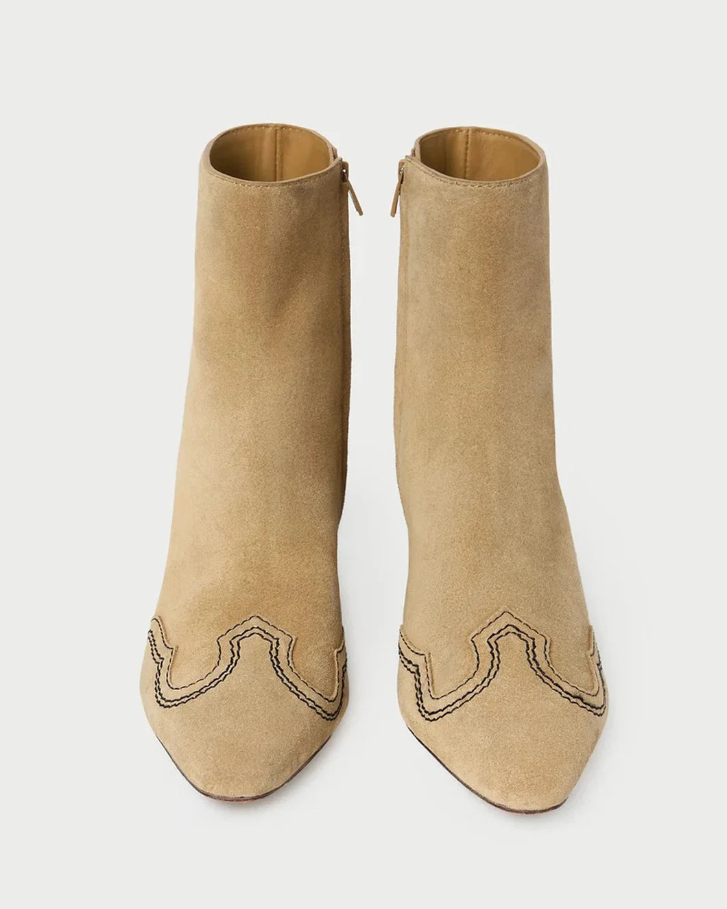 LOEFFLER RANDALL Aspen Sand Suede Ankle Boot front