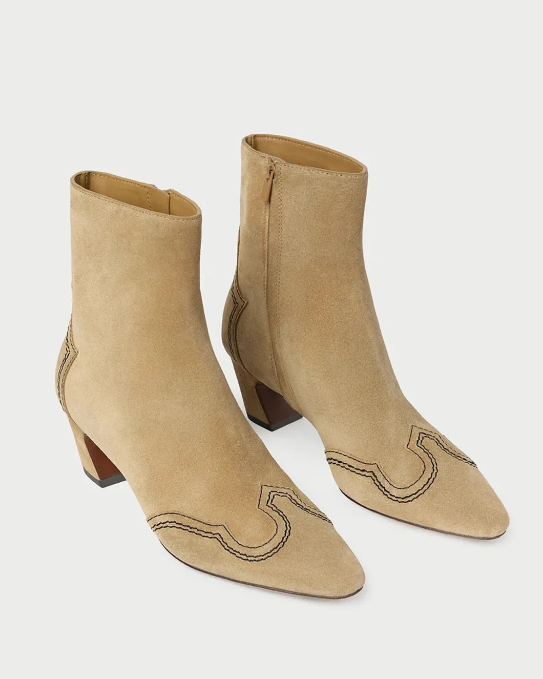 LOEFFLER RANDALL Aspen Sand Suede Ankle Boot side