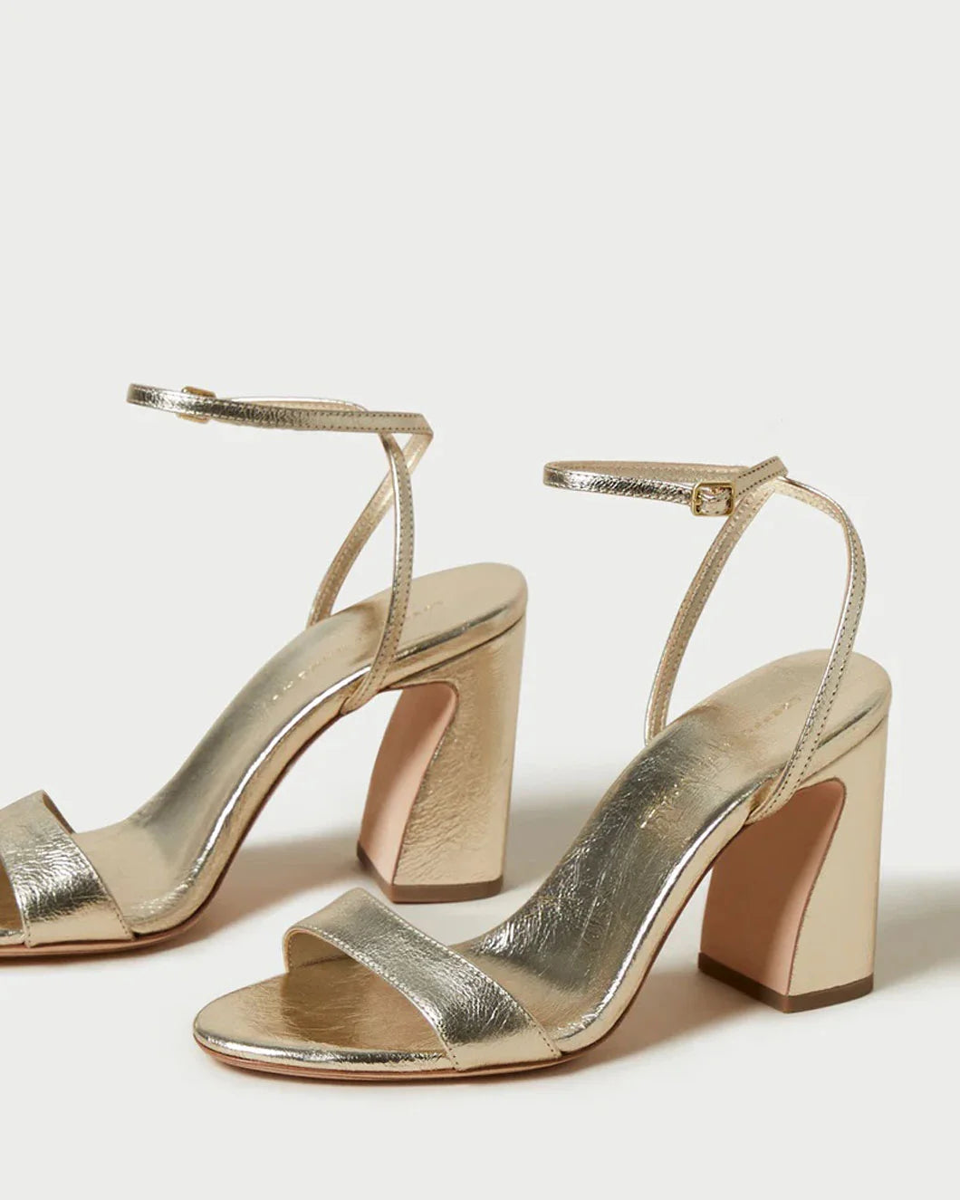LOEFFLER RANDALL Malia heel champagne side 2