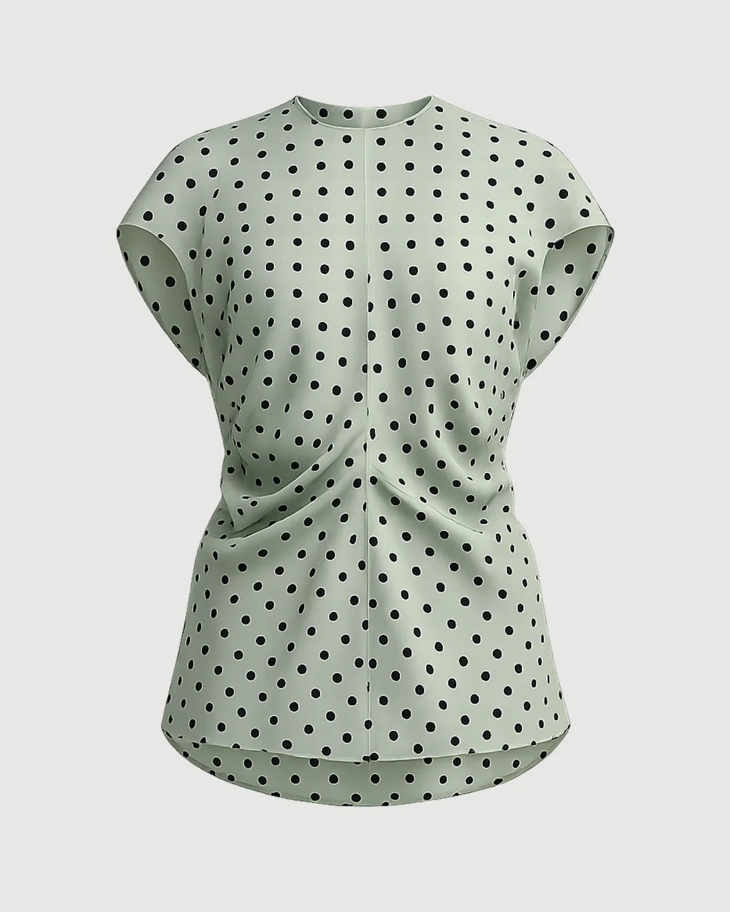 MARNI Polka Rhythm Crepe de Chine Blouse isolated