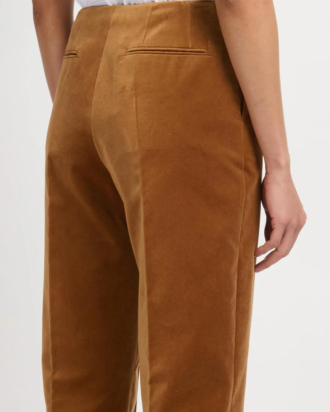Marni Stretch Cotton Velvet Straight Pants | SHOWROOM