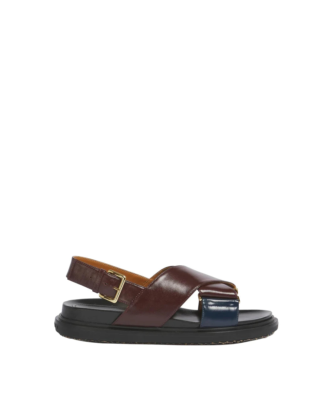 MARNI-fussbett-sandal-dark-brown-blue side 