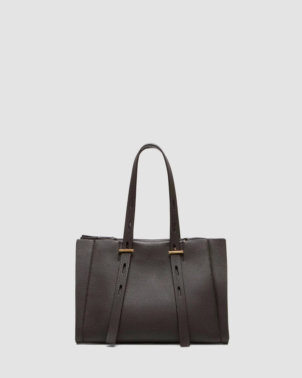 MINI BOSSI Paulina bag testa di morio front 1