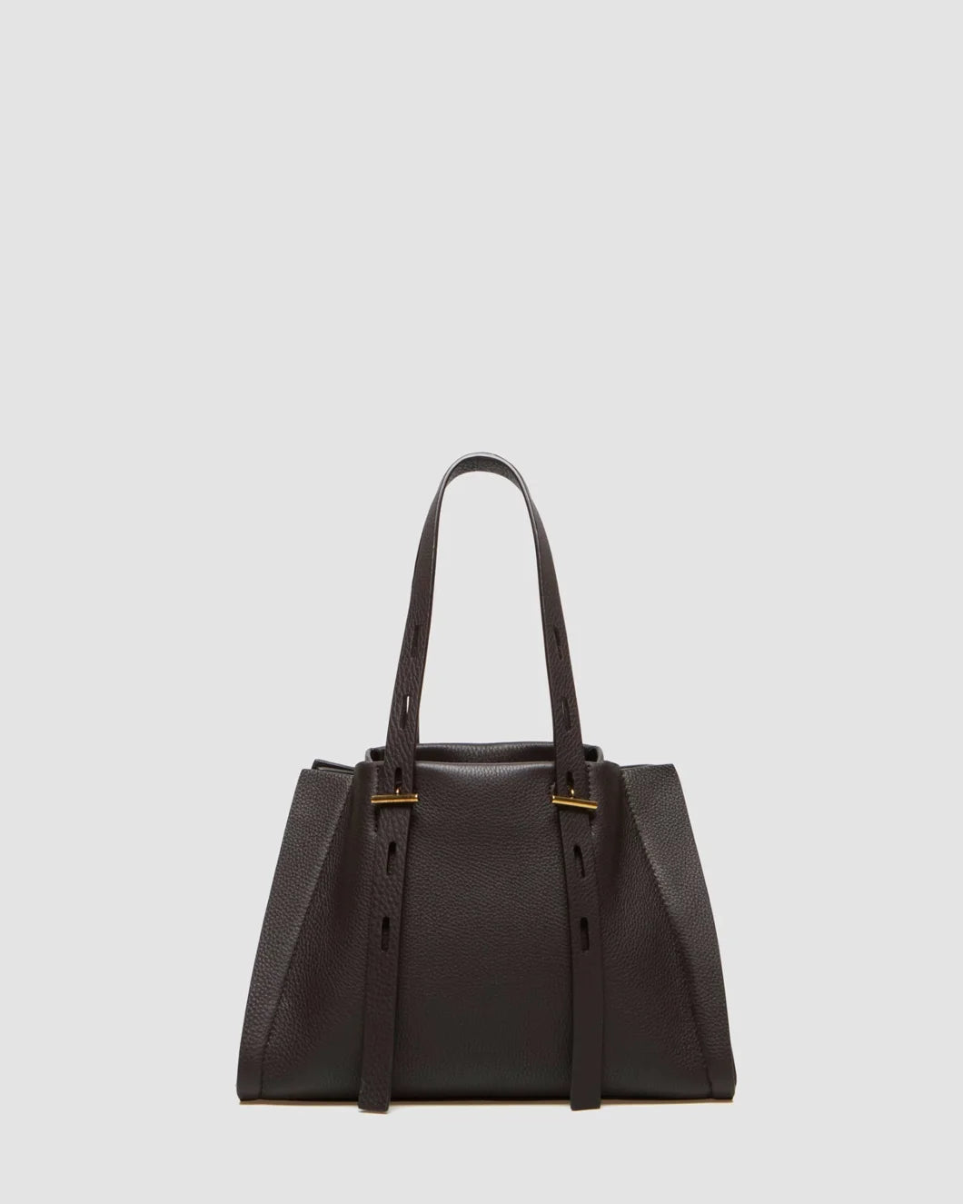 MINI BOSSI Paulina bag testa di morio front