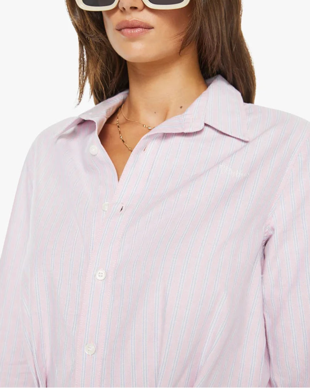 MOTHER The Dinner Reservation Mini Julienne Cut on figure front