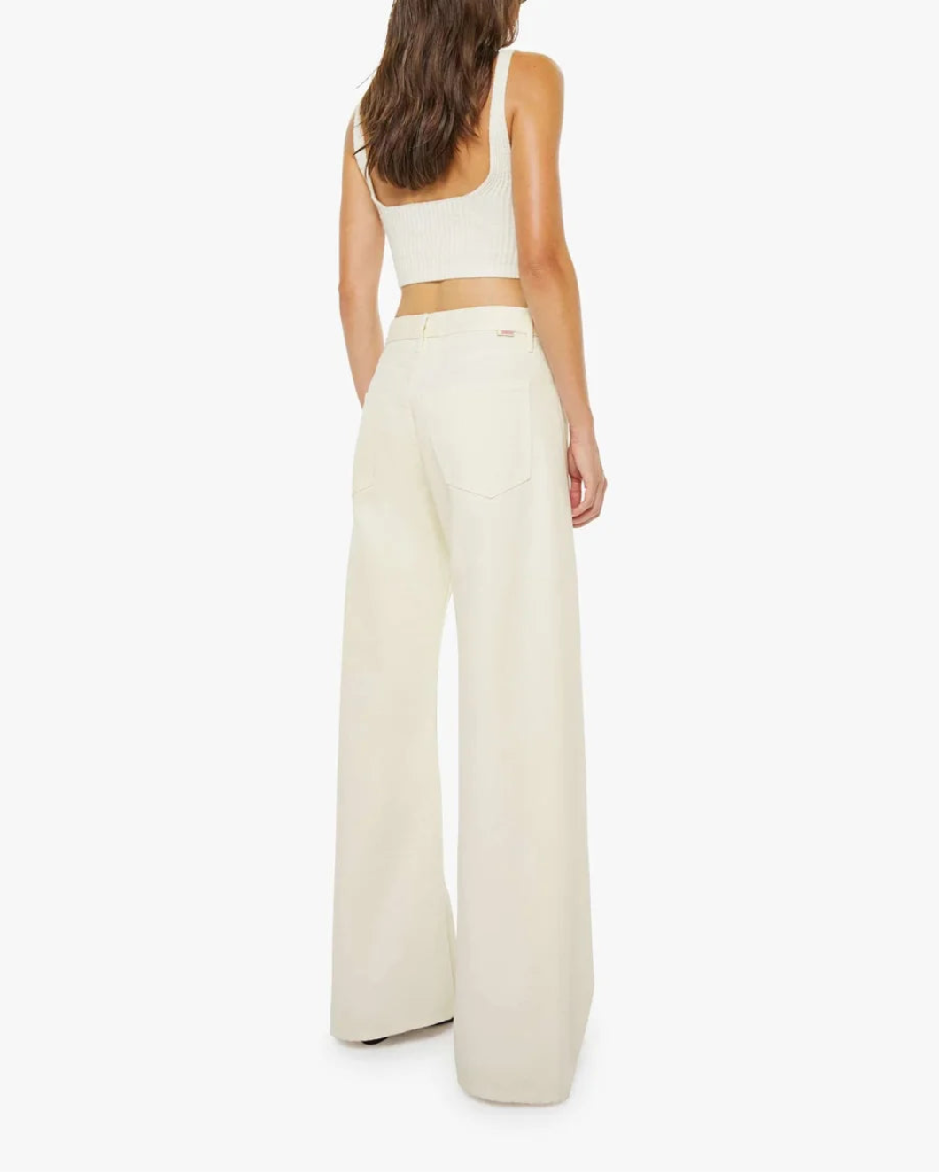 MOTHER The Lemon Twist Sneak Natural on figure back