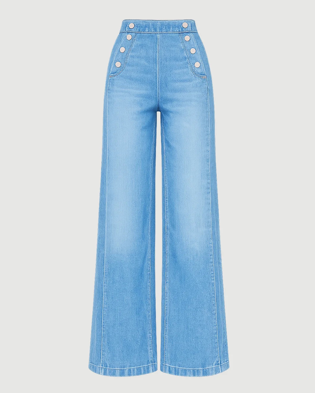 MOTHER The Sugar Cone Sailor sneak blue jeans isolated
