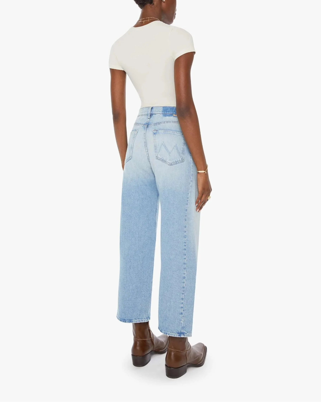 MOTHER DENIM the half pipe ankle  on figure back