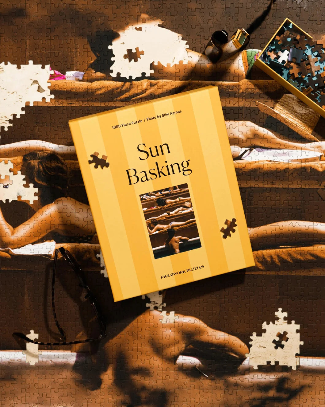 PIECEWORK PUZZLES Sun Basking front box 1