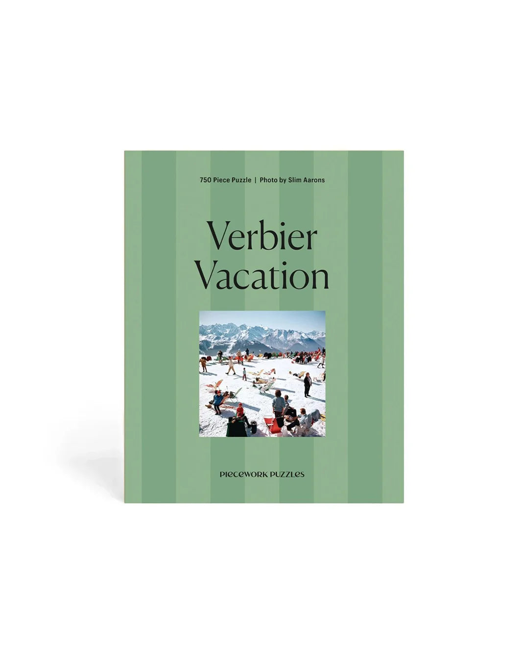 PIECEWORK PUZZLES slim aarons verbier vacation front isolated