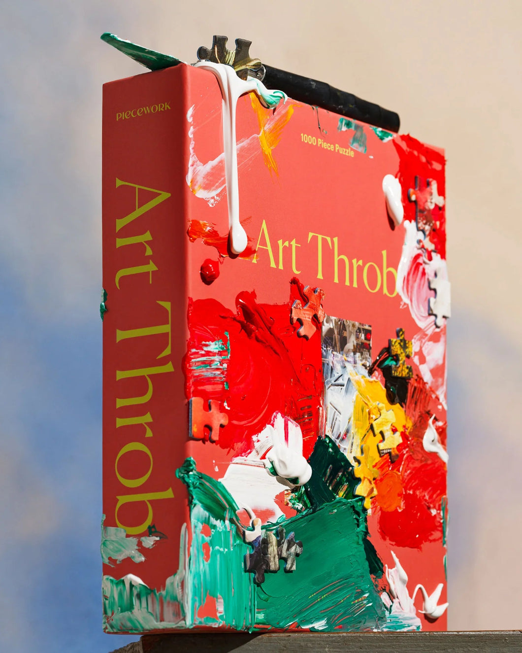 PIECEWORK PUZZLES art throb 1000 piece puzzle box side