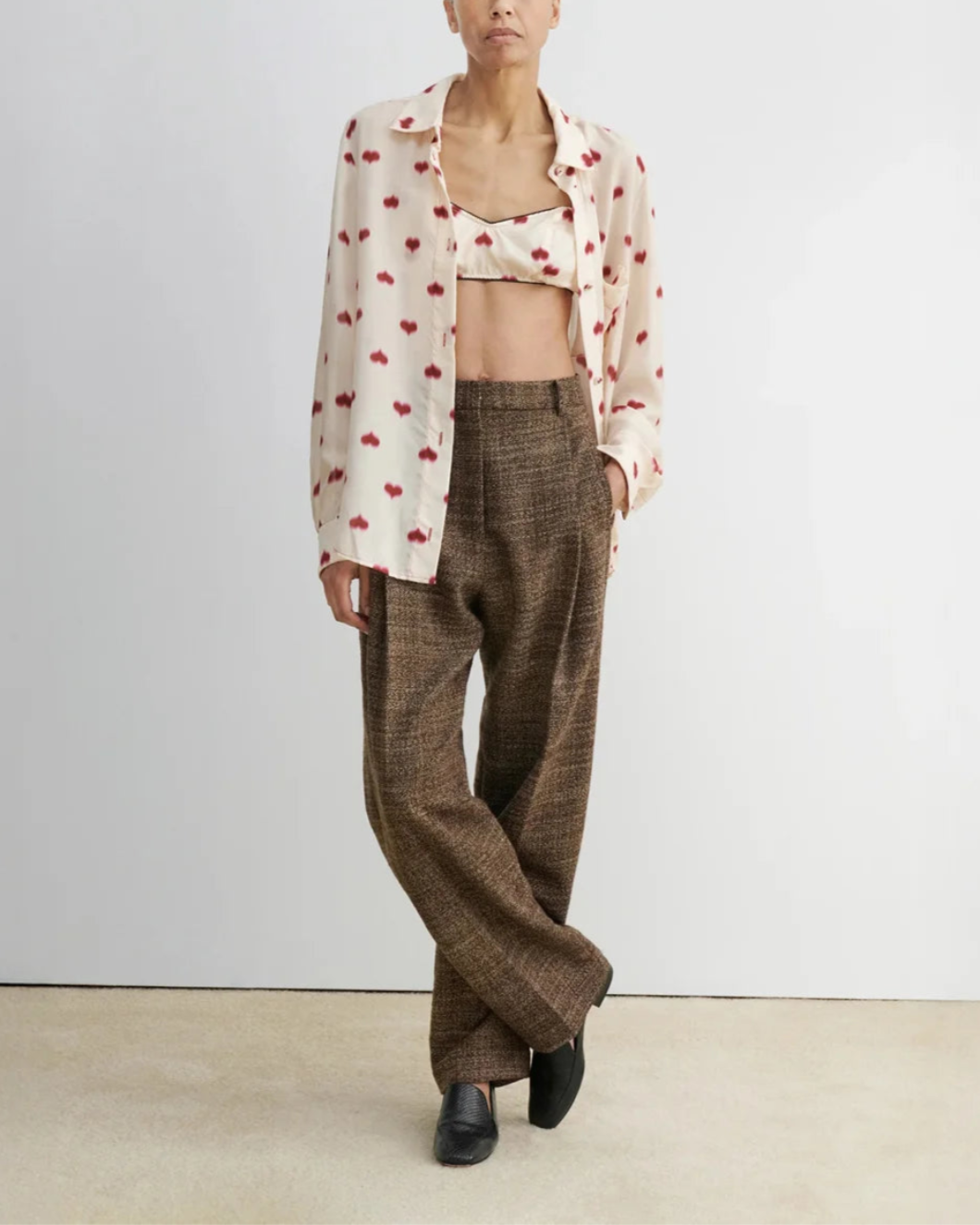 RACHEL COMEY Lilo Top blush on figure front