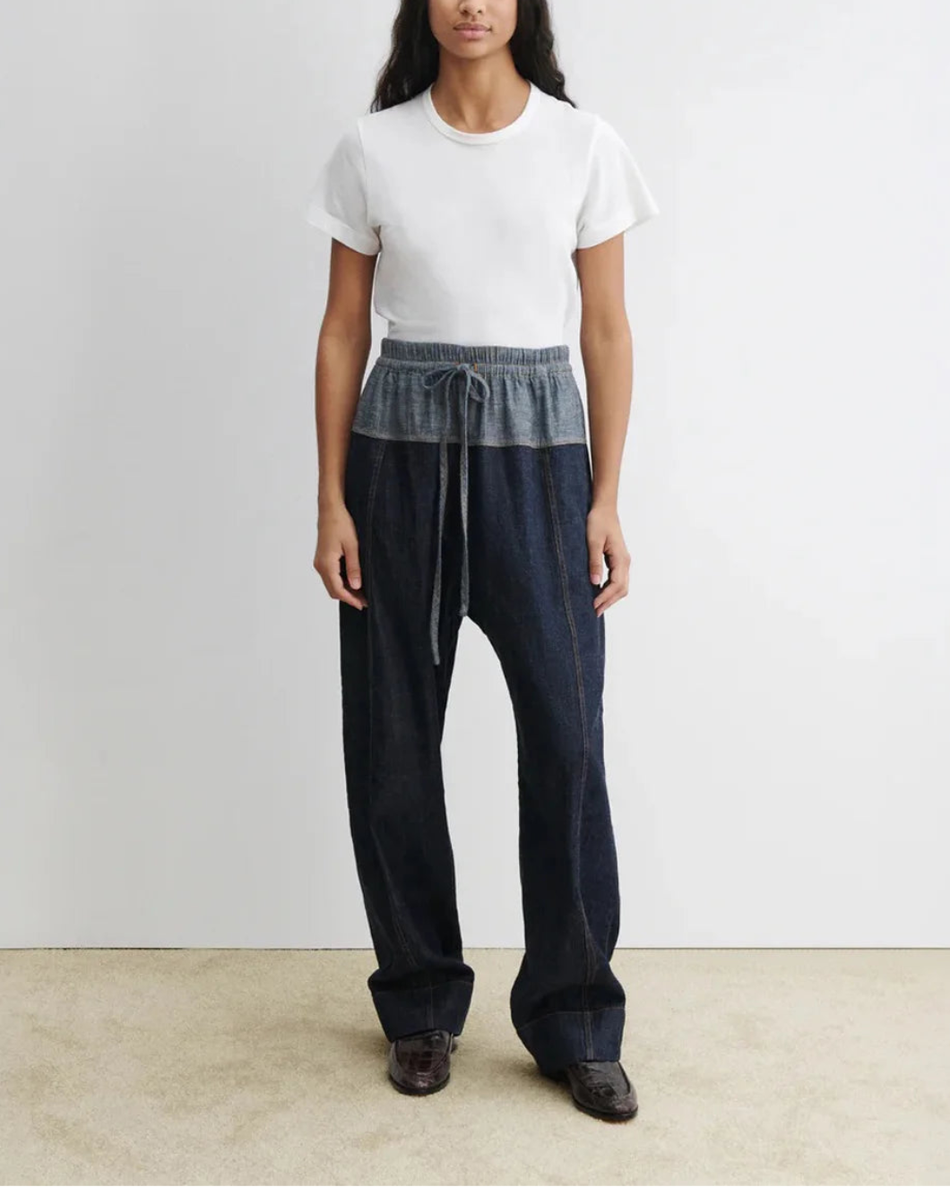 RACHEL COMEY ennu pant indigo on figure front