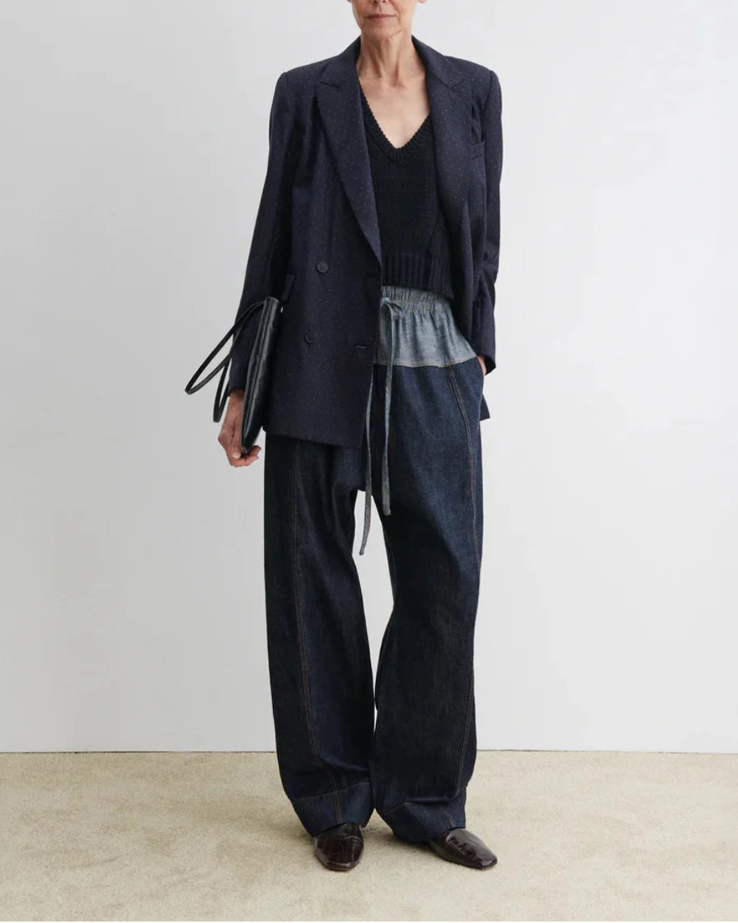 RACHEL COMEY ennu pant indigo on figure front