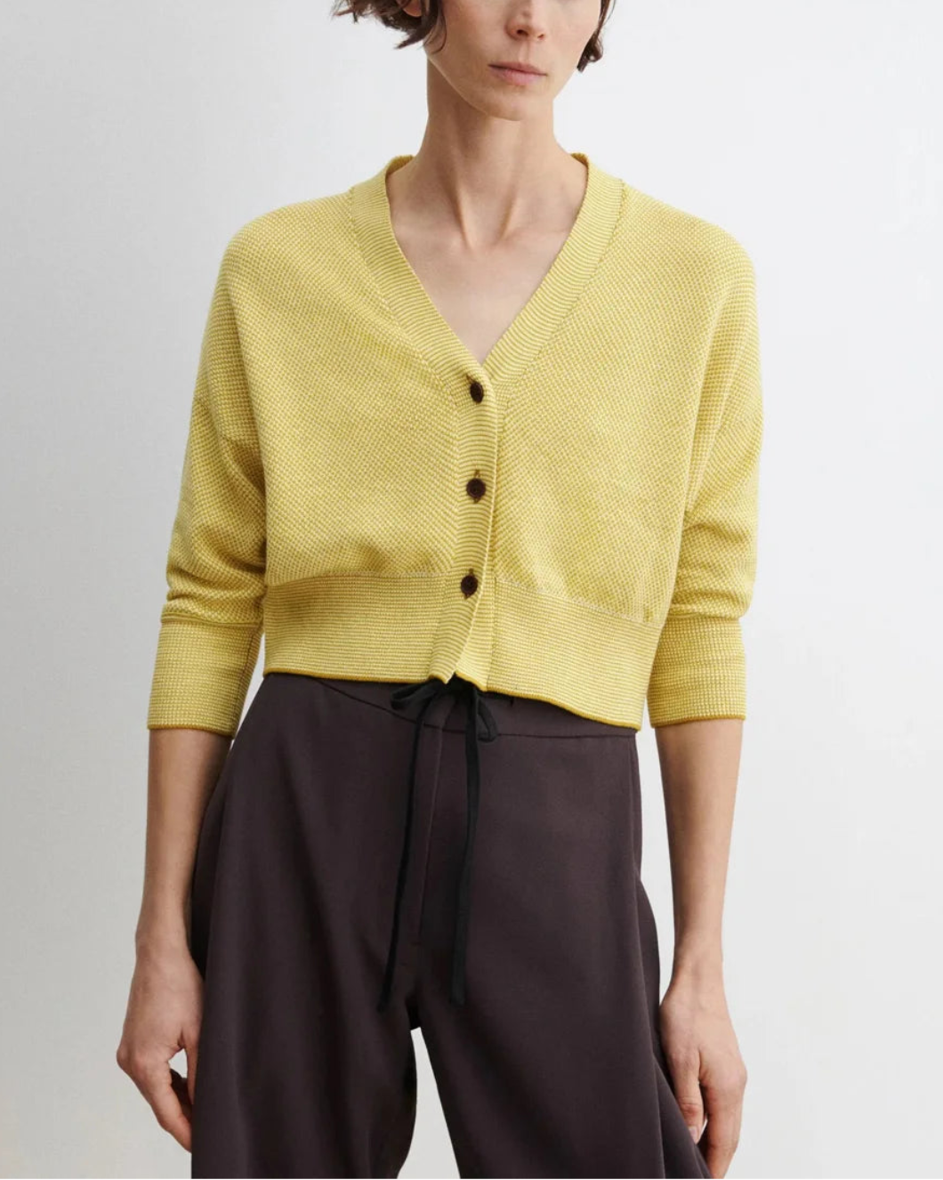 RACHEL COMEY gimlette top limoncello on figure front 1