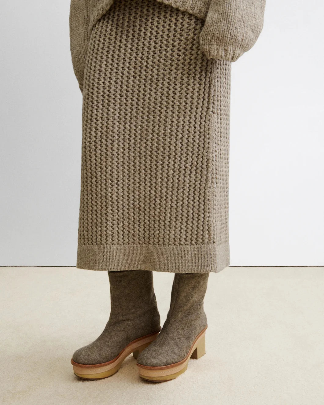 RACHEL COMEY sesley boot gray melange on figure side