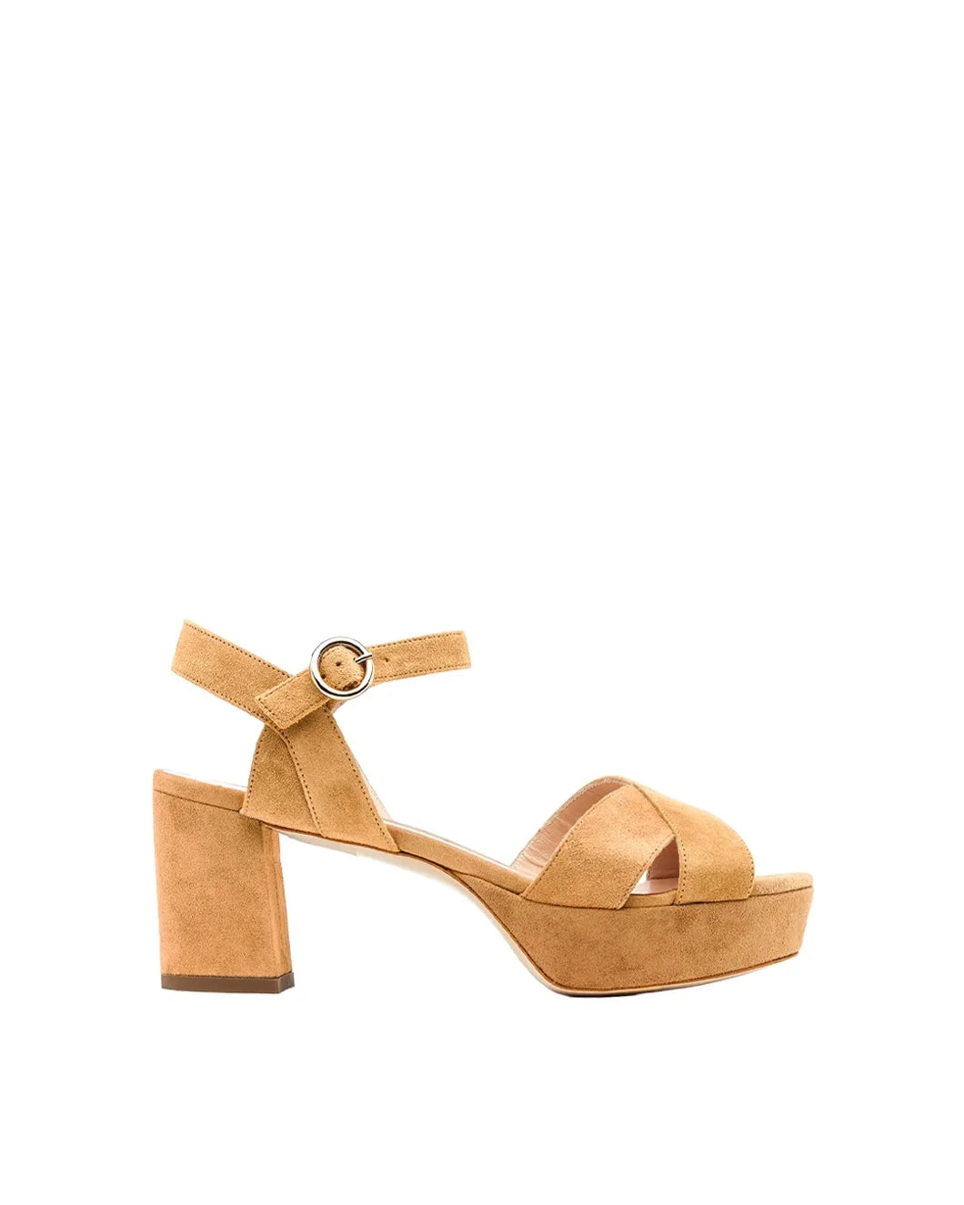 RUPERT SANDERSON deidre leone suede platform leone suede front isolated