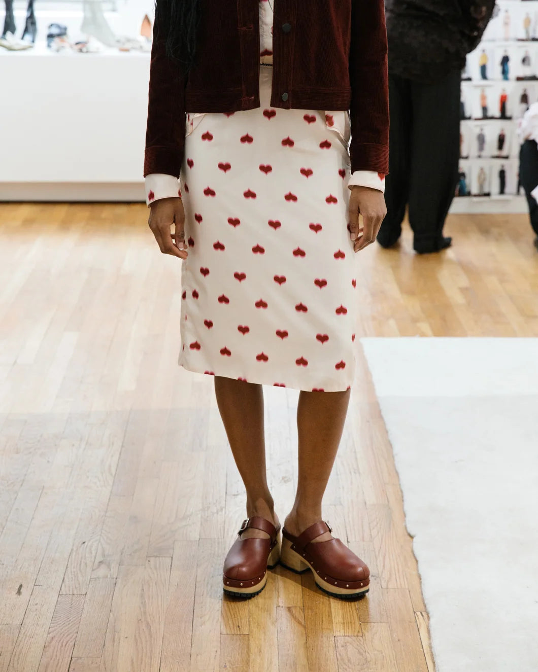 Rachel Comey Grader Clog saddle brown on figure front