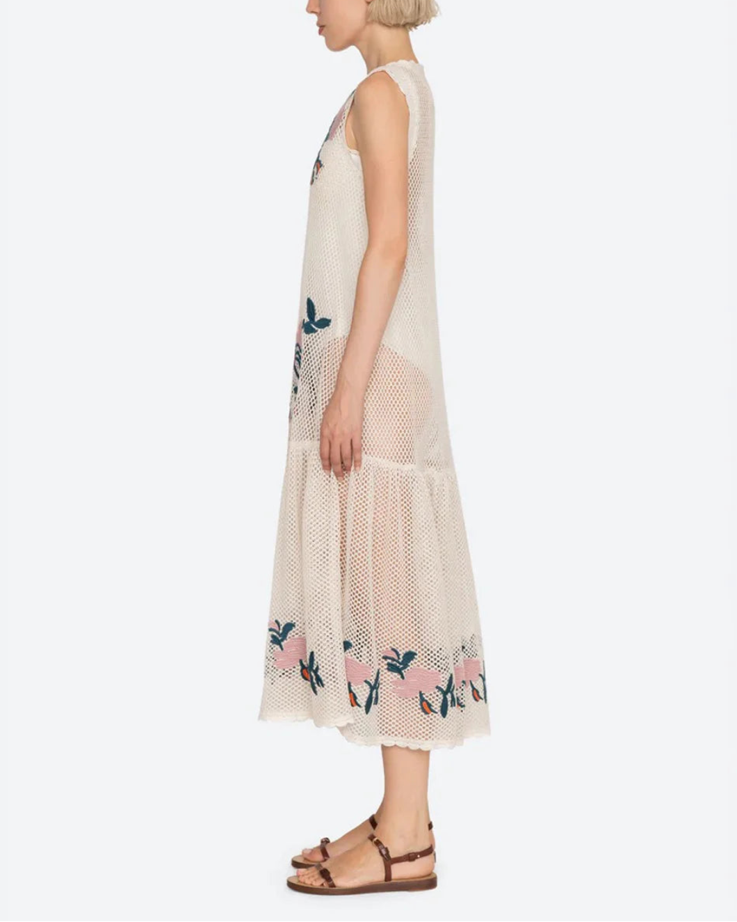 SEA NY Carmela dress on figure side