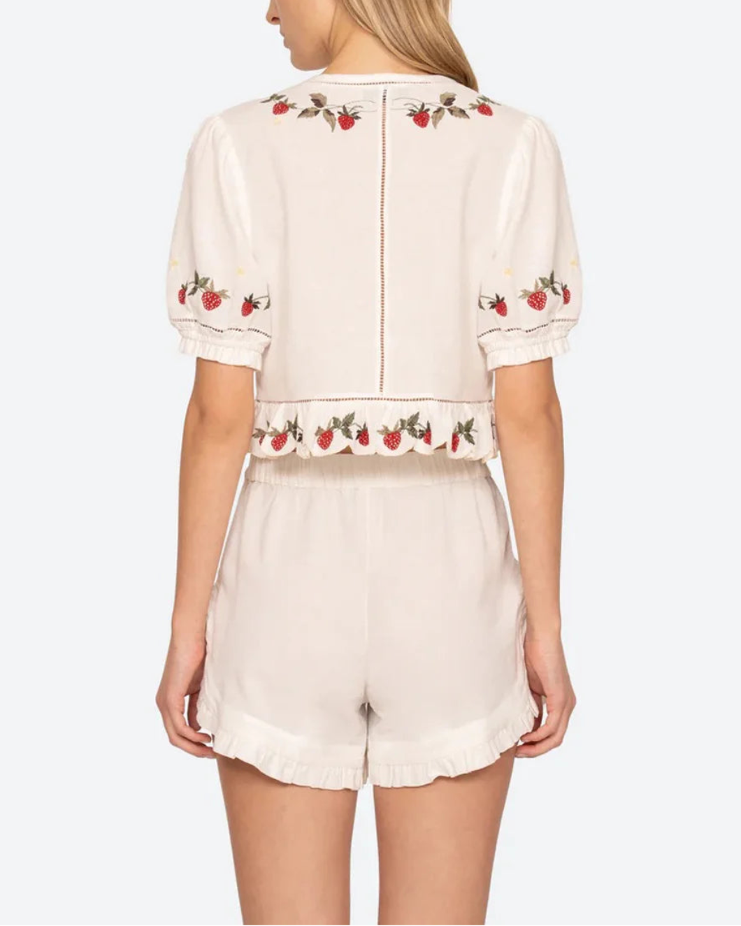 SEA NY bindi strawberry top on figure back