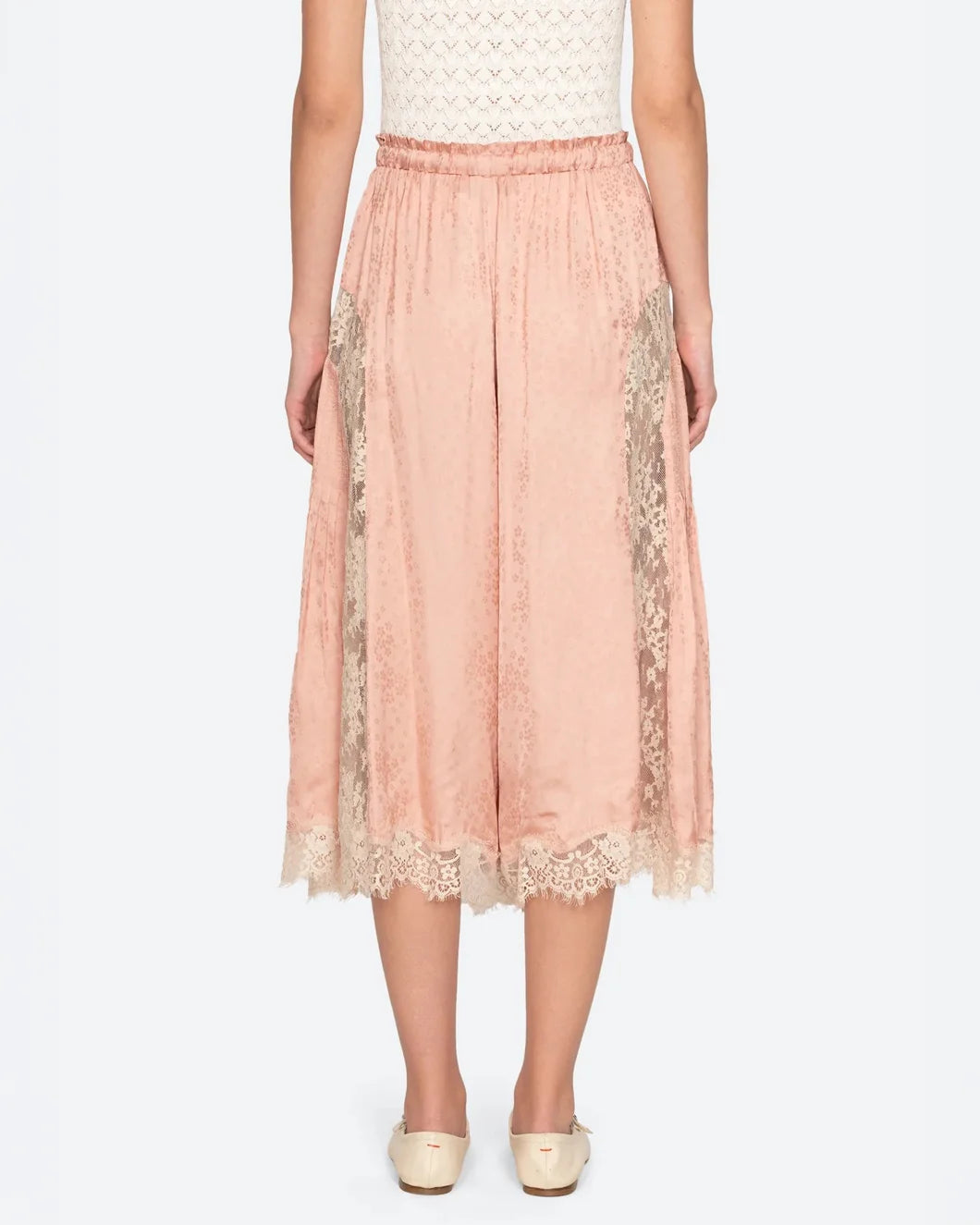 SEA NY ethel pants pink on figure back