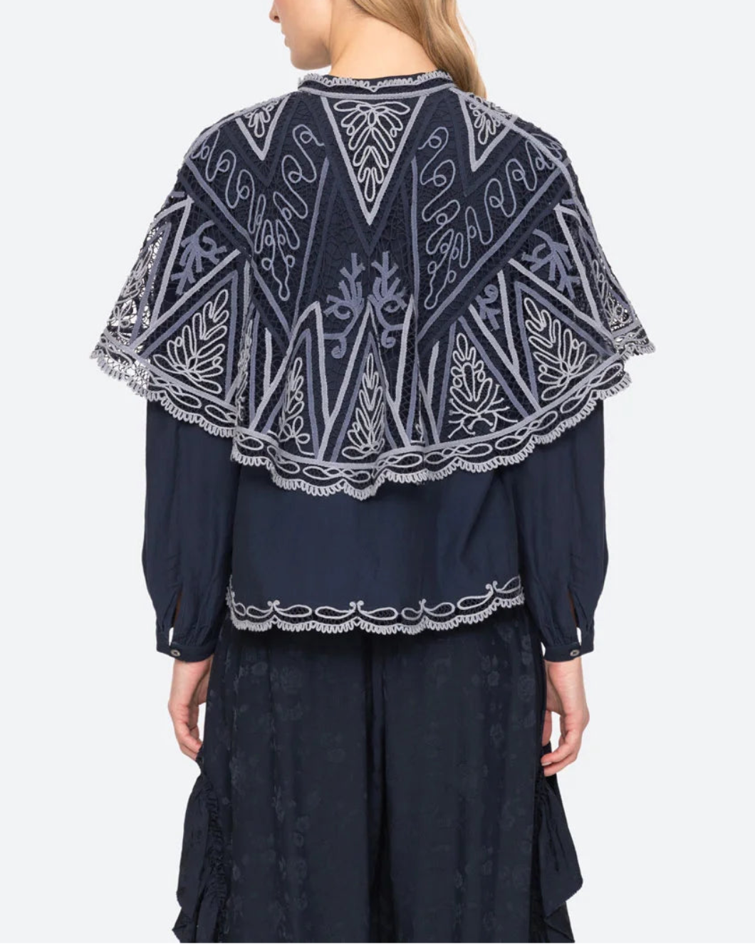 SEA NY Vali Cape Top on figure back