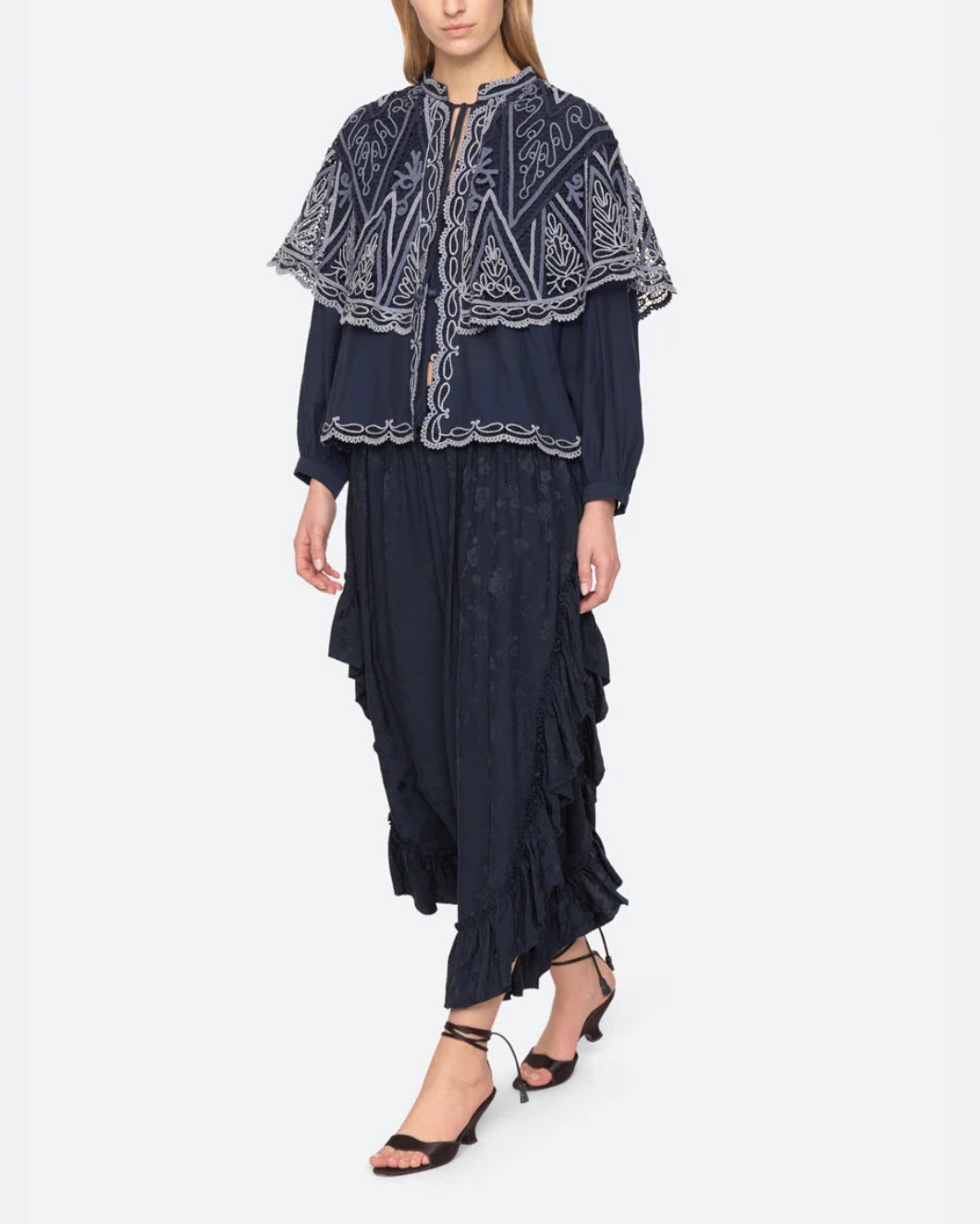 SEA NY Vali Cape Top on figure front 1
