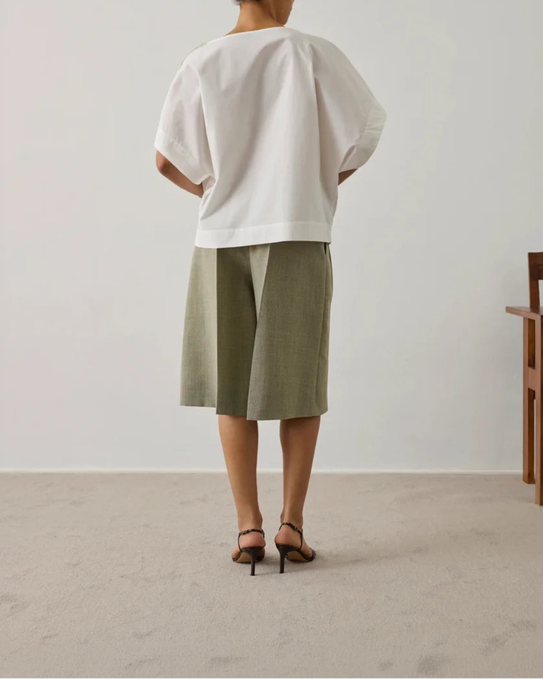 SOEUR Blouse Issa off white on figure back