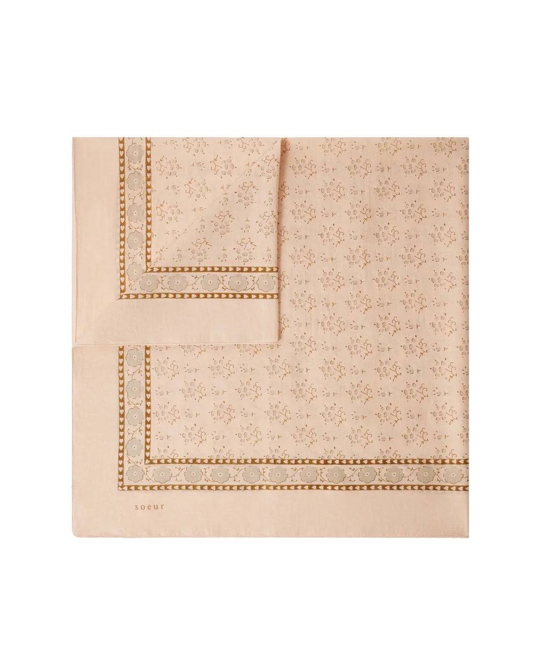 SOEUR Classique Scarf pink blush beige isolated