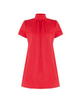 staud mini ilana dress red