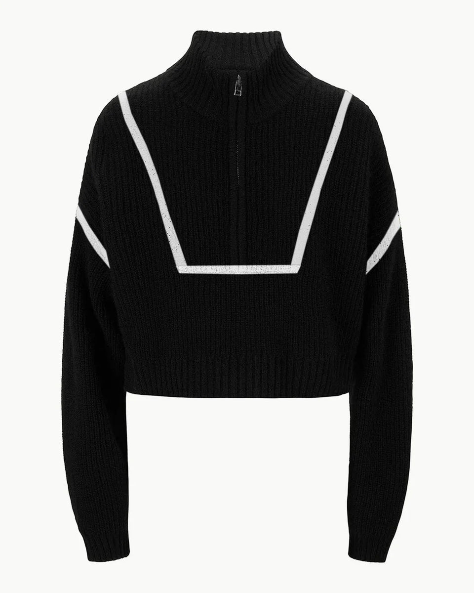 Staud Cropped Hampton Sweater | SHOWROOM