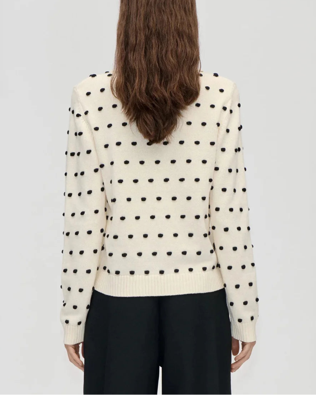 STINE GOYA Bobble Collar Sweater on figure back