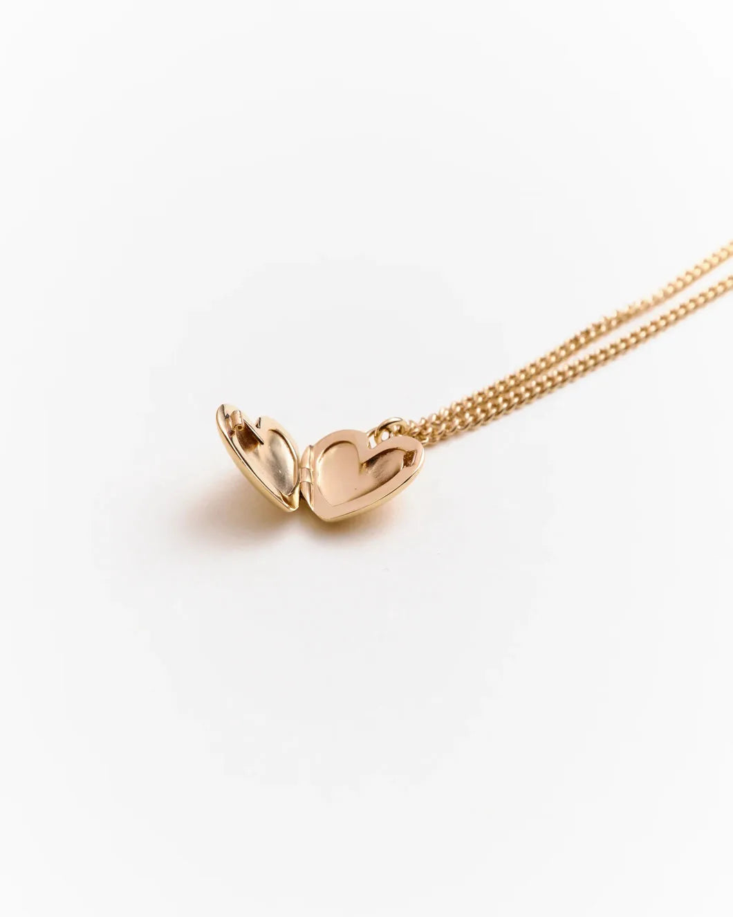 THEIR bowie heart locket gold 