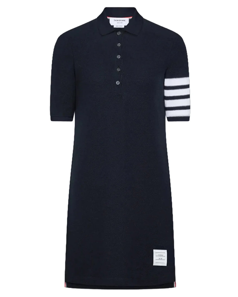 Thom Browne Blue Cotton Casual Dress