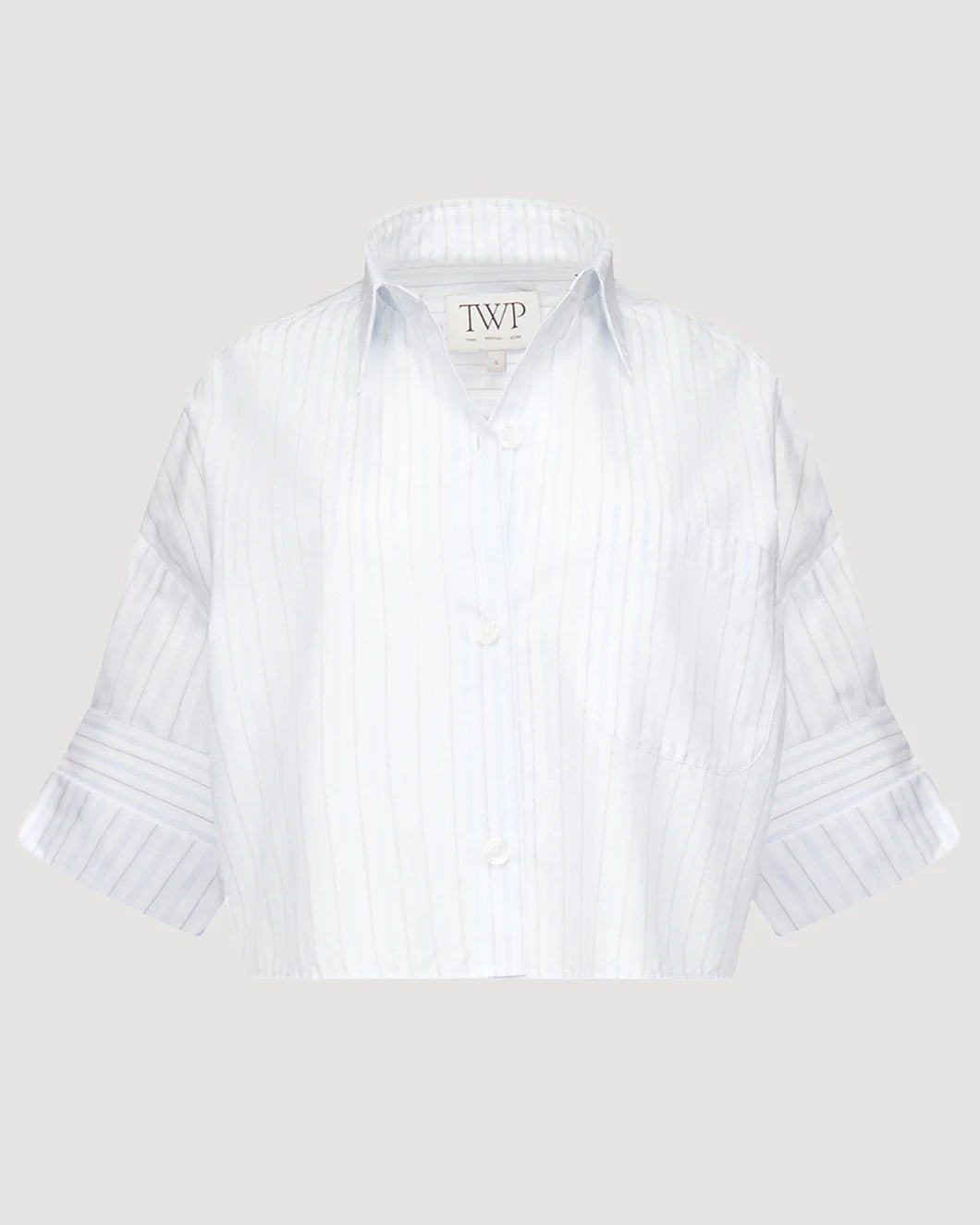  Next Ex White/Blue Stripe isolated