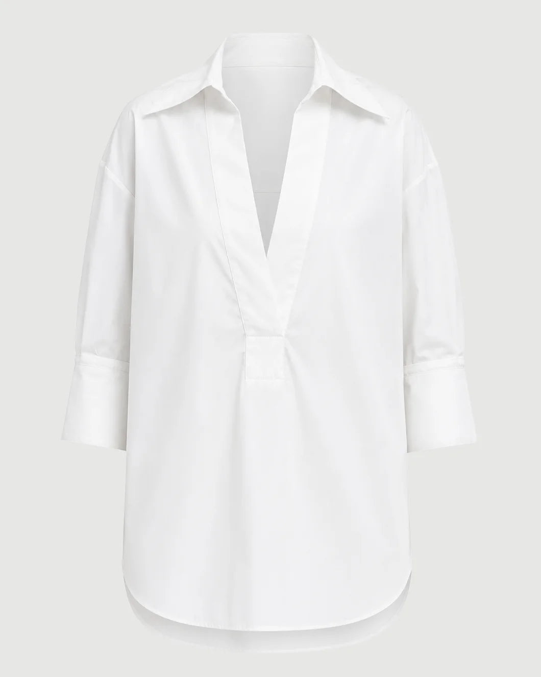 TWP Polo shirt white isolated