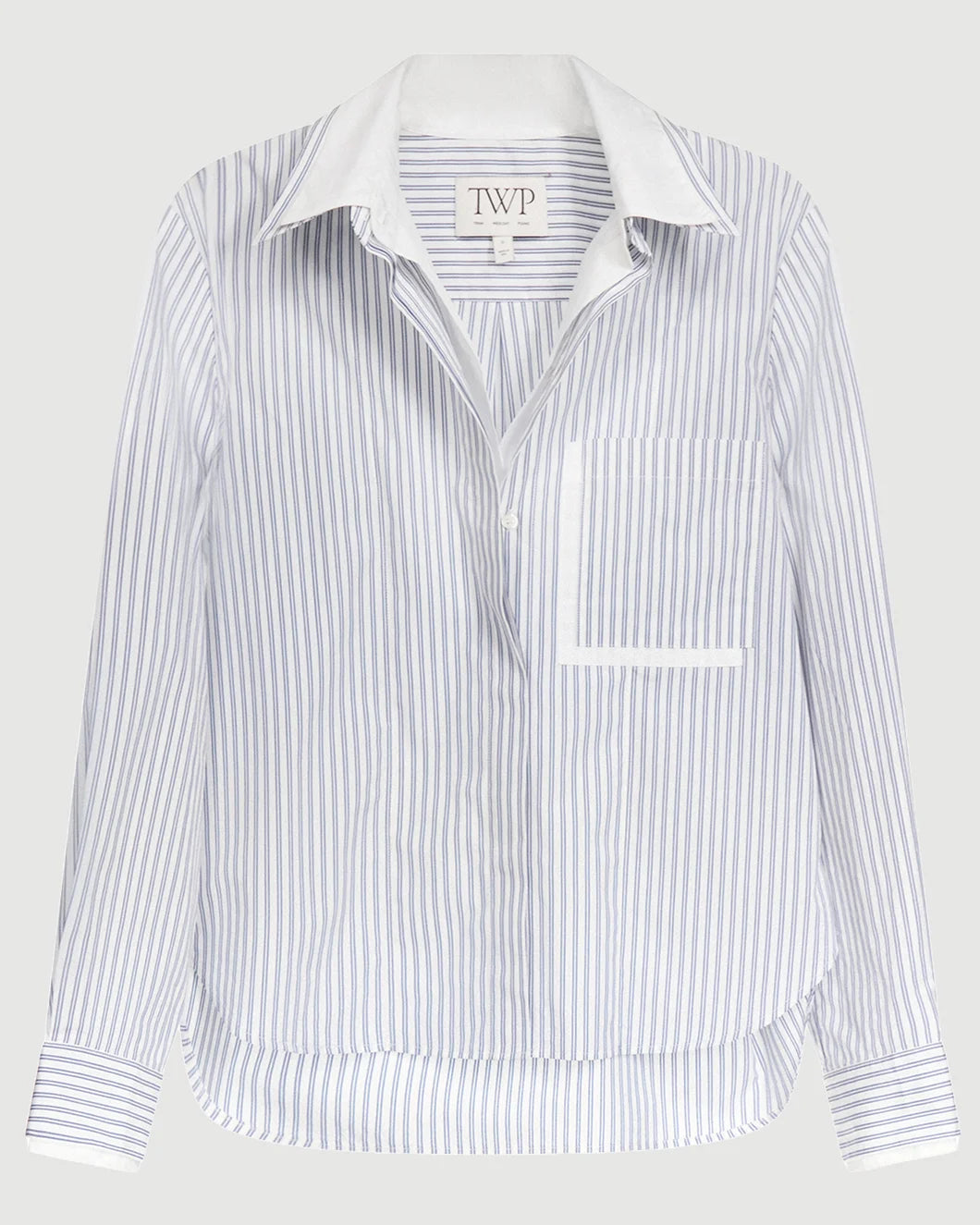 TWP Double Layer Boyfriend Shirt isolated