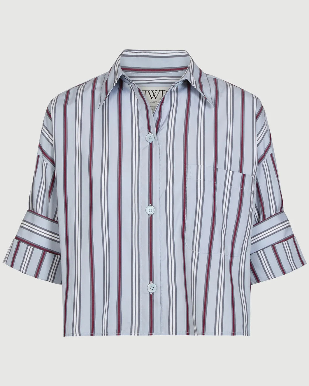 TWP Next Ex Shirt Light Grey Multi isolated